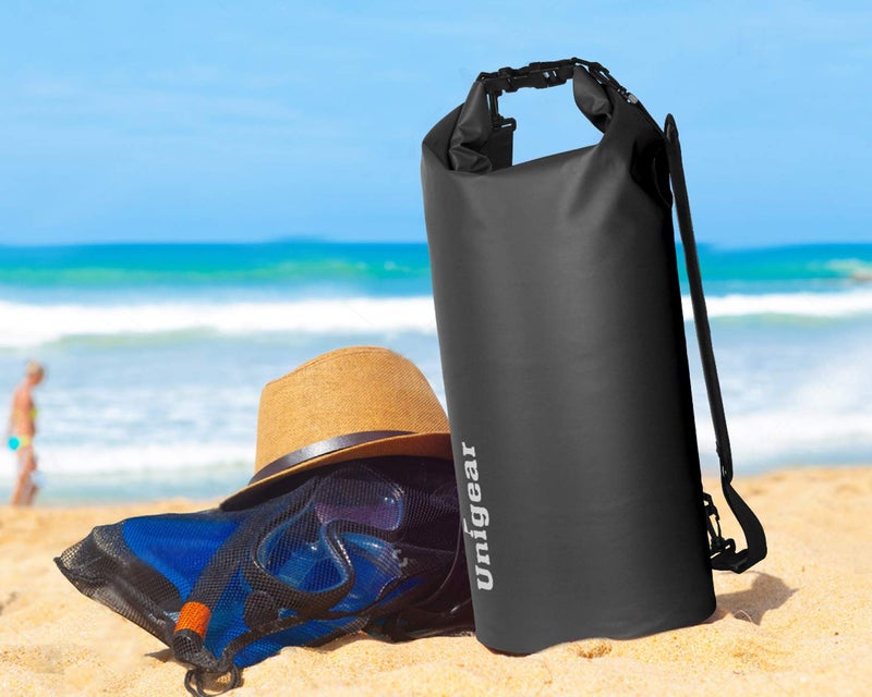 Unigear Dry Bag Waterproof, Floating and Lightweight Bags for Kayaking, Boating, Fishing, Swimming and Camping with Waterproof Phone Case (Blue, 30L) - Image 3